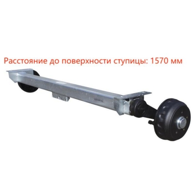 Грузоподъемность торсионной оси KNOTT 1350 кг 1200 мм 1350 мм PCD 5x112