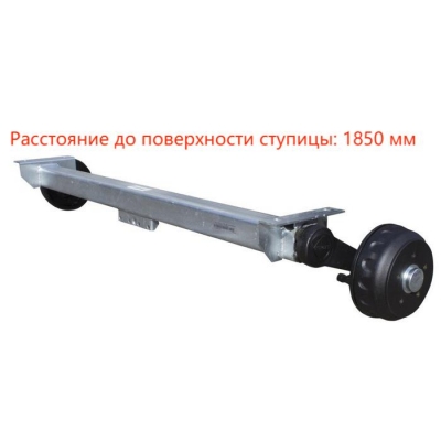 Грузоподъемность торсионной оси KNOTT 1350 кг 1400 мм 18500 мм PCD 5x112